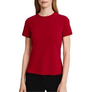 THEORY Short Sleeve Top in Magenta